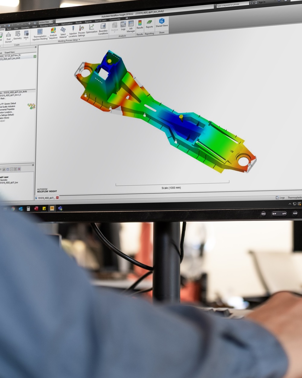 Moldflow-Simulation