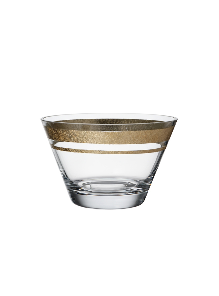 Dekorative Vase aus dickem Glas