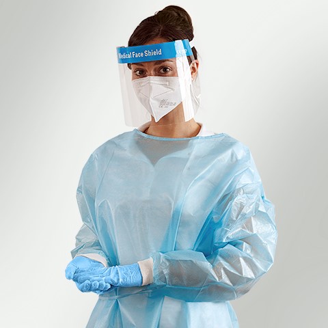 Persönliche Schutzausrüstung (FFP2-Masken, Handschuhe u. a.)