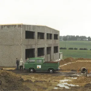 Baustelle der Produktionshalle Kuhlengasse