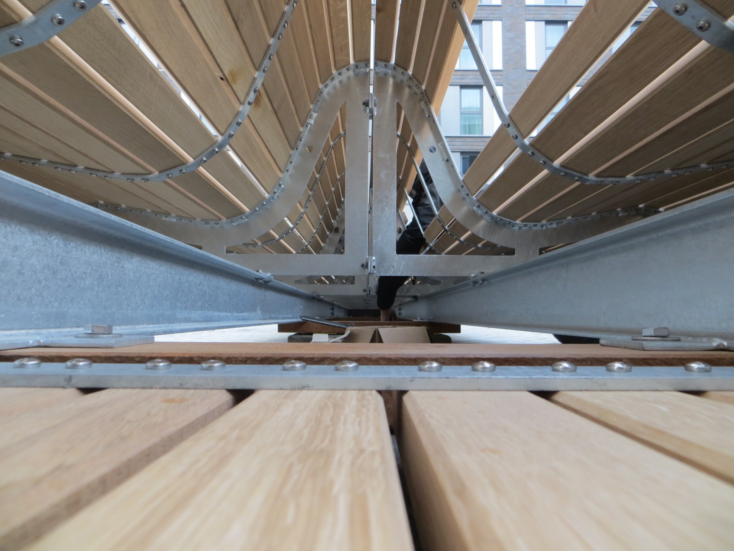Montage Sitzelement „Hanse“, Mercedes Platz