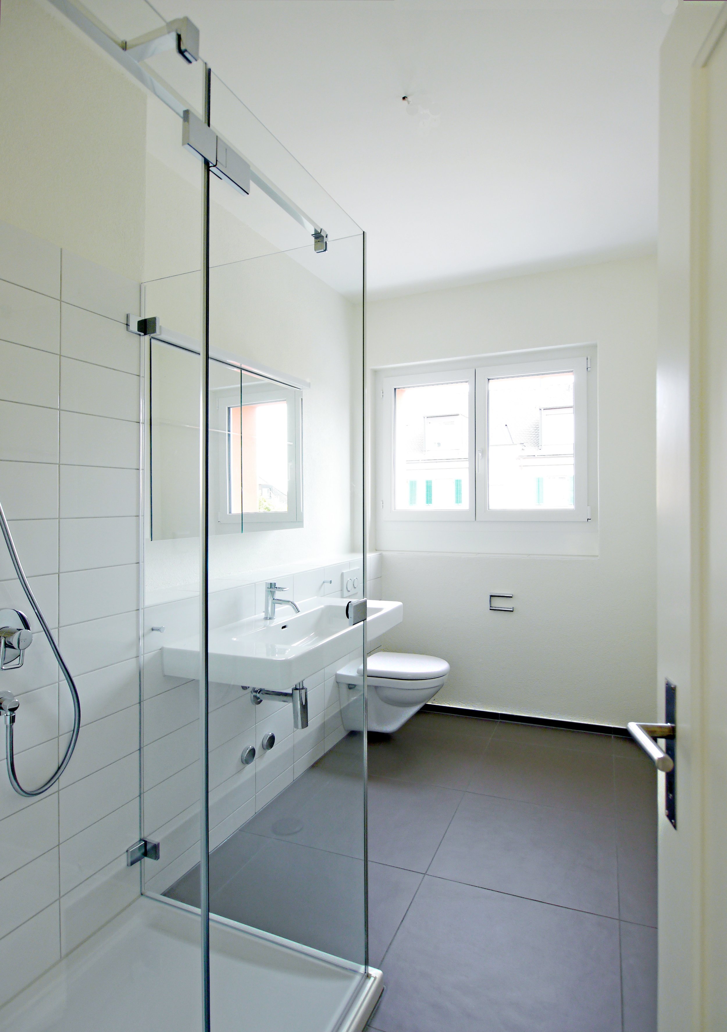 Dusche im Erdgeschoss