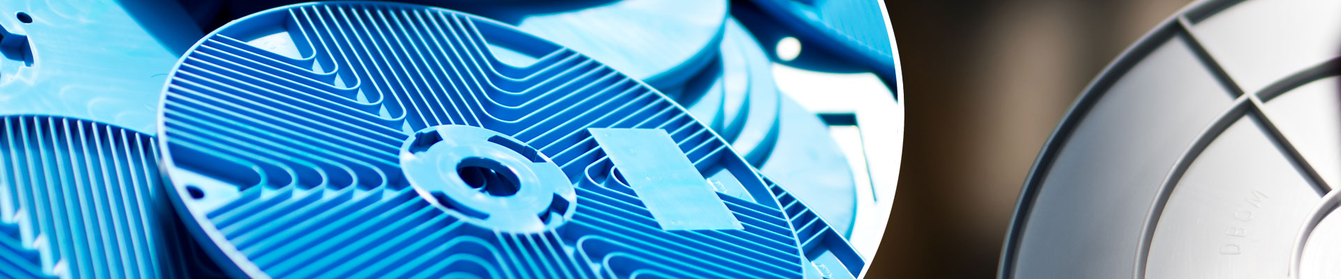 Blaue Spulen FILTHAUT Plastic