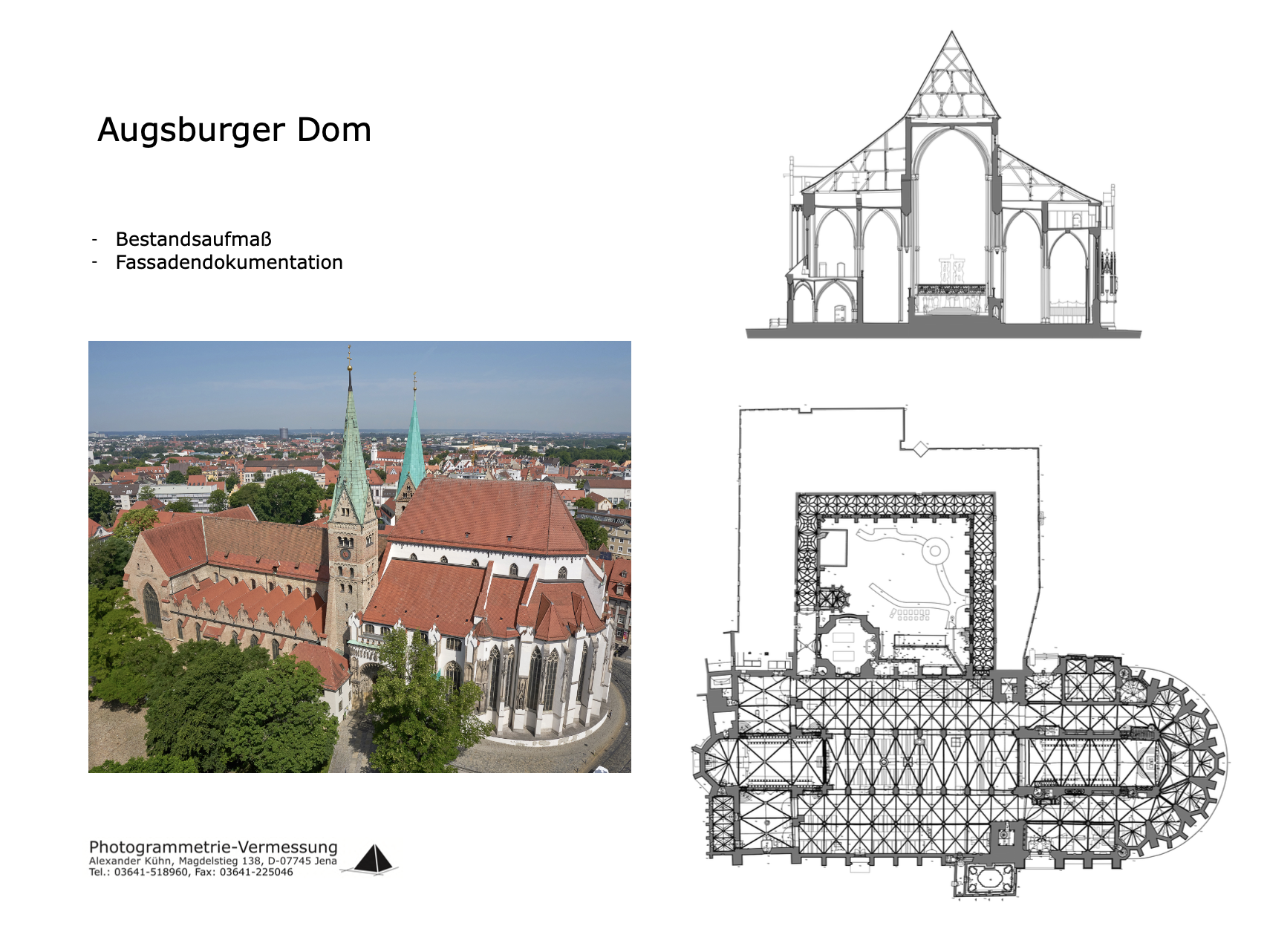 Orthophoto of a facade