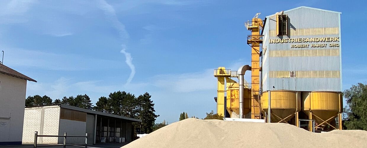Sandaufbereitung in Kelsterbach