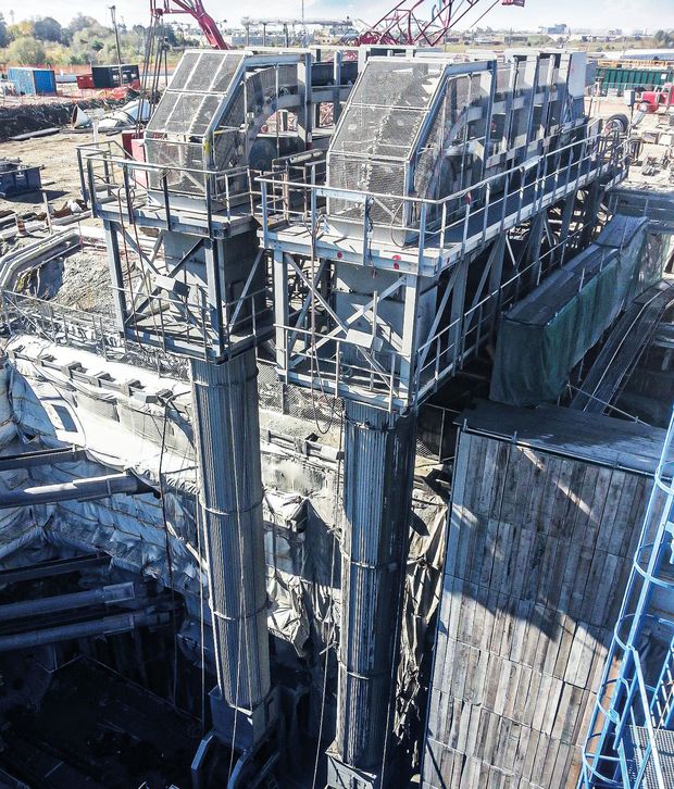 Tunnelbandanlage