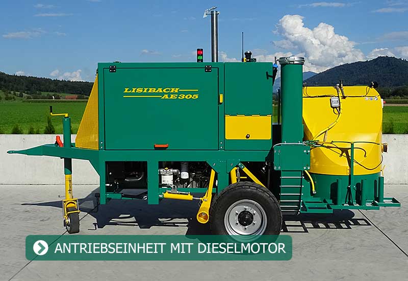 Antriebseinheit mit Dieselmotor