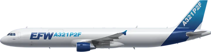 A321P2F Frachter-Umrüstung