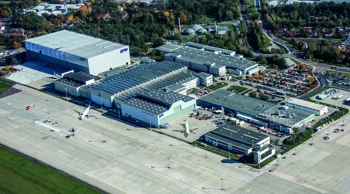 Hangar 230 am Standort Dresden