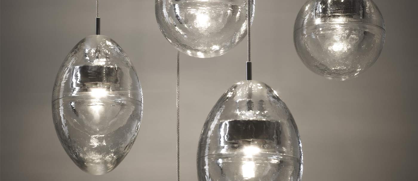 Lichtobjekt Mikado nach Mass (LED-Lichtstäbe)