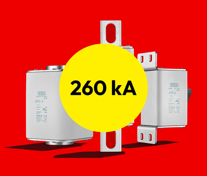 260 kA Ausschaltvermögen für leistungsstarke Batteriespeicher