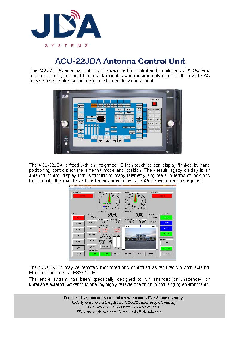 ACU-22JDA Antennen-Steuergerät