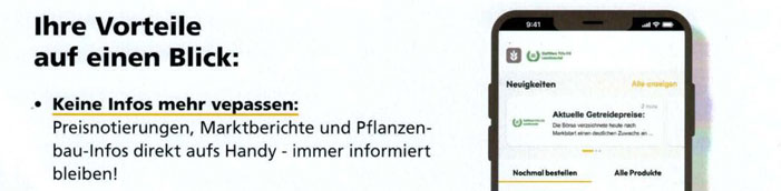 Getreideannahme und Vermarktung