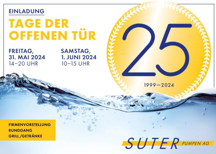 Tage der offenen Tür bei Suter Pumpen