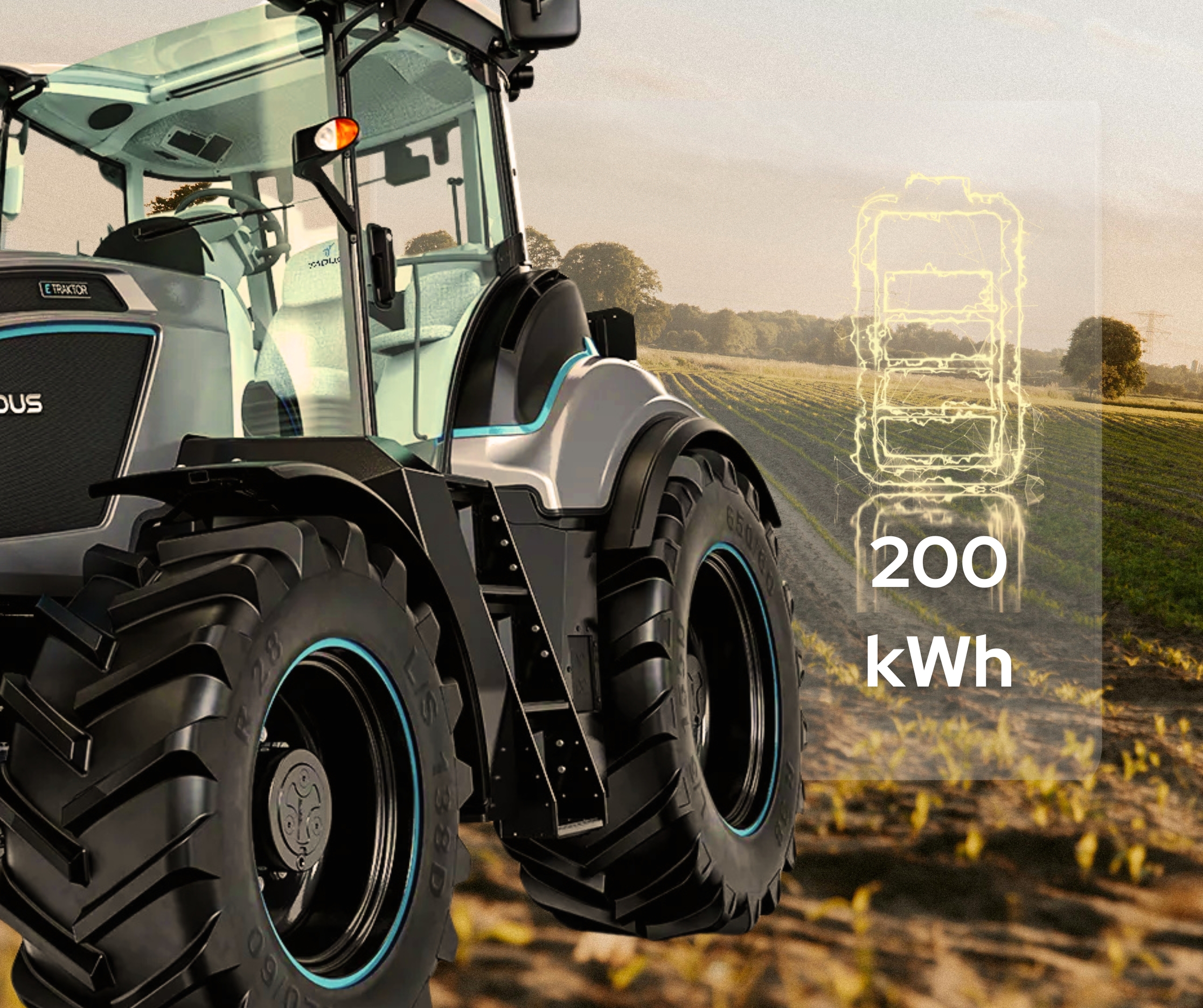 200 kWh Batteriekapazität des T16.20