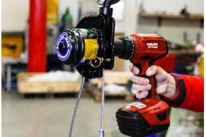 Pulleyman-Seilwinde für den Einsatz im Stahlseilhandling