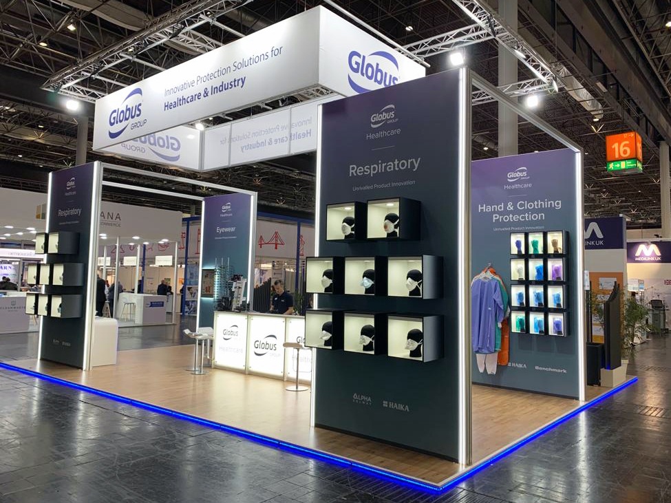 Messestand-Frontansicht