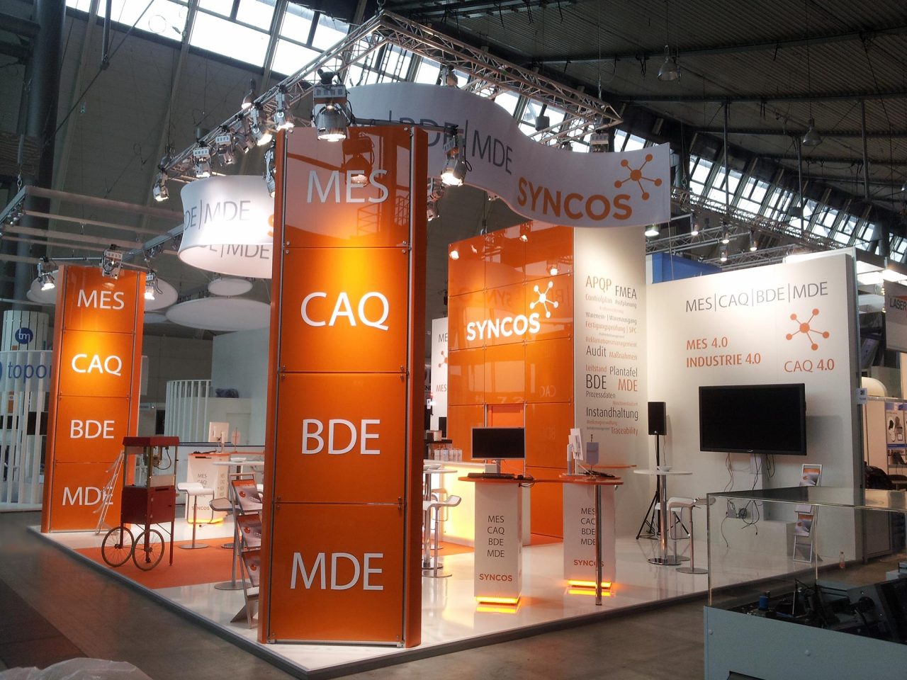 Messestand Syncos Control, Stuttgart