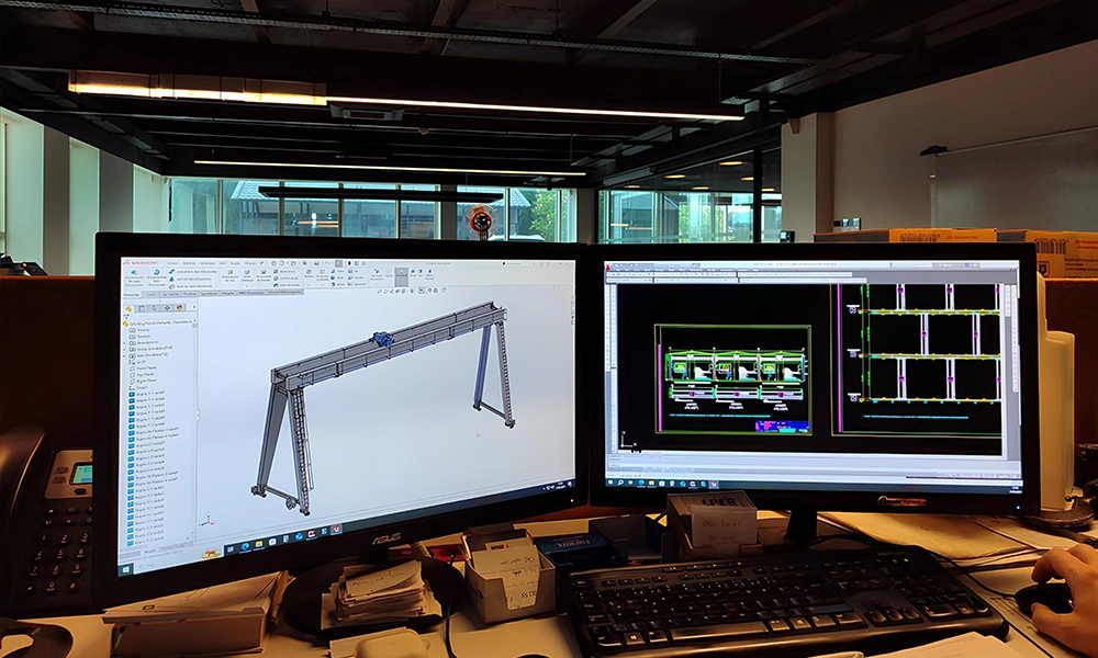 Engineering: CAD-Planung von Kransystemen