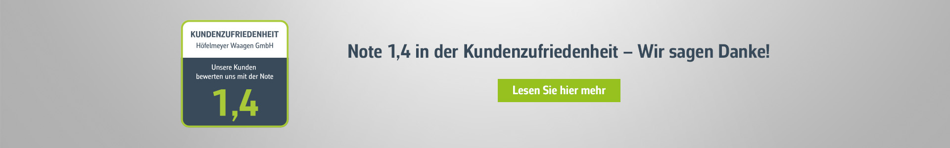 Kundenzufriedenheit bei Höfelmeyer