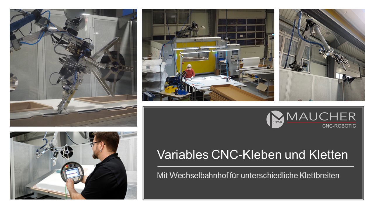 CNC-dokumentiertes Kleben und Kletten