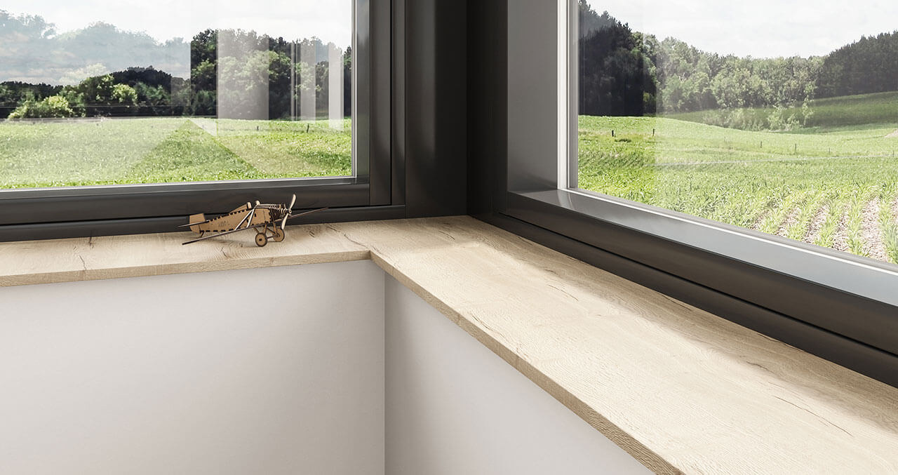 Innenfensterbank solidLINE (Eiche/Wildeiche)