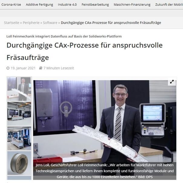 Komponente aus der Serienfertigung