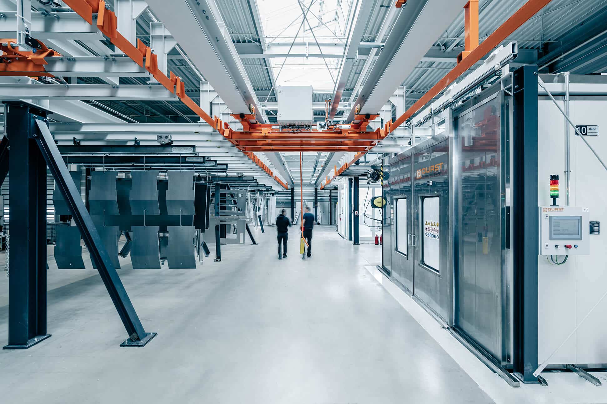 Querfahrbühne mit Hub-/Senkstation