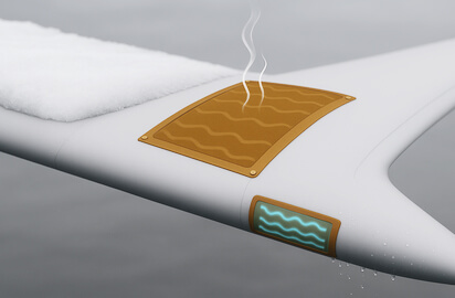 P.A.S.S. Piezo Anti Ice Smart Skin