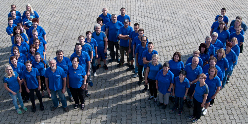 Belegschaft der Weiss Elektrotechnik GmbH