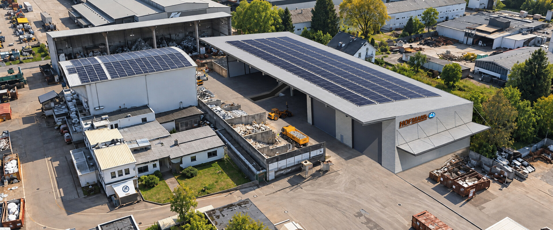 Neubau Recycling- und Metallhalle HOFMANN