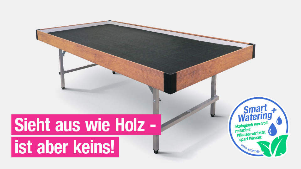 Verkaufstisch woodlook mit SmartWatering+