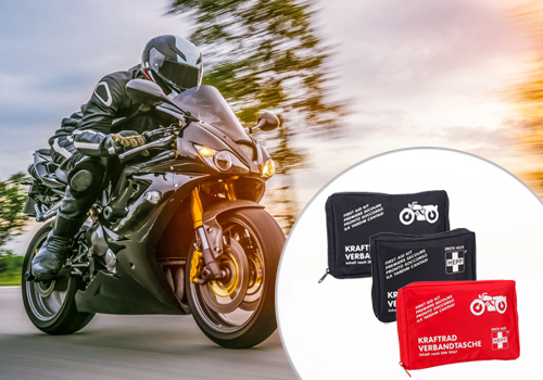 Verbandmaterial für Motorradfahrer