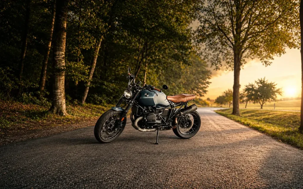 BMW R nineT Scrambler · Gloria Stereo É Noir (Micro Build)