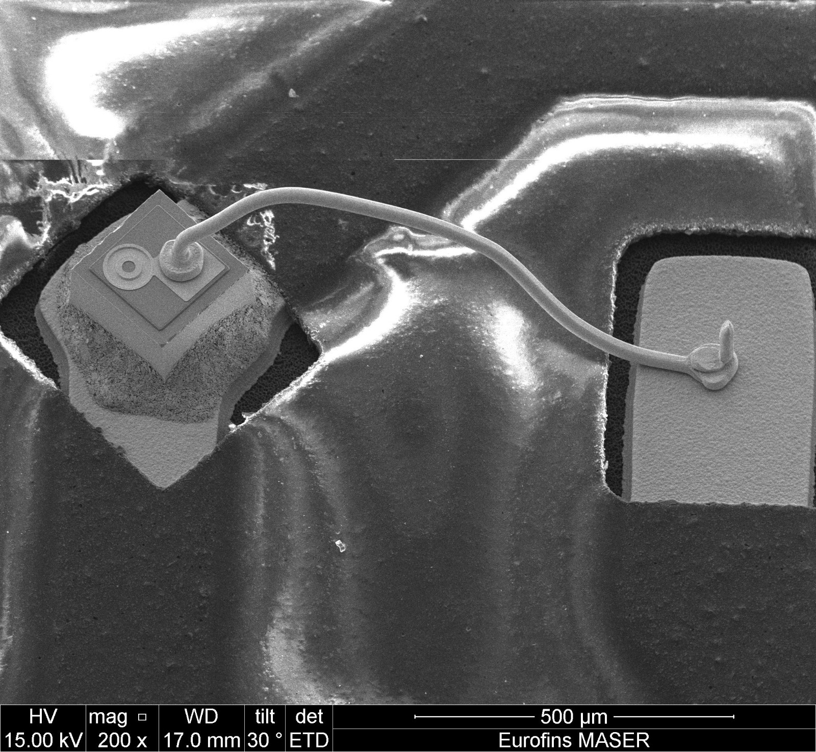 Chip-on-Board (wire-gebondeter VCSEL)