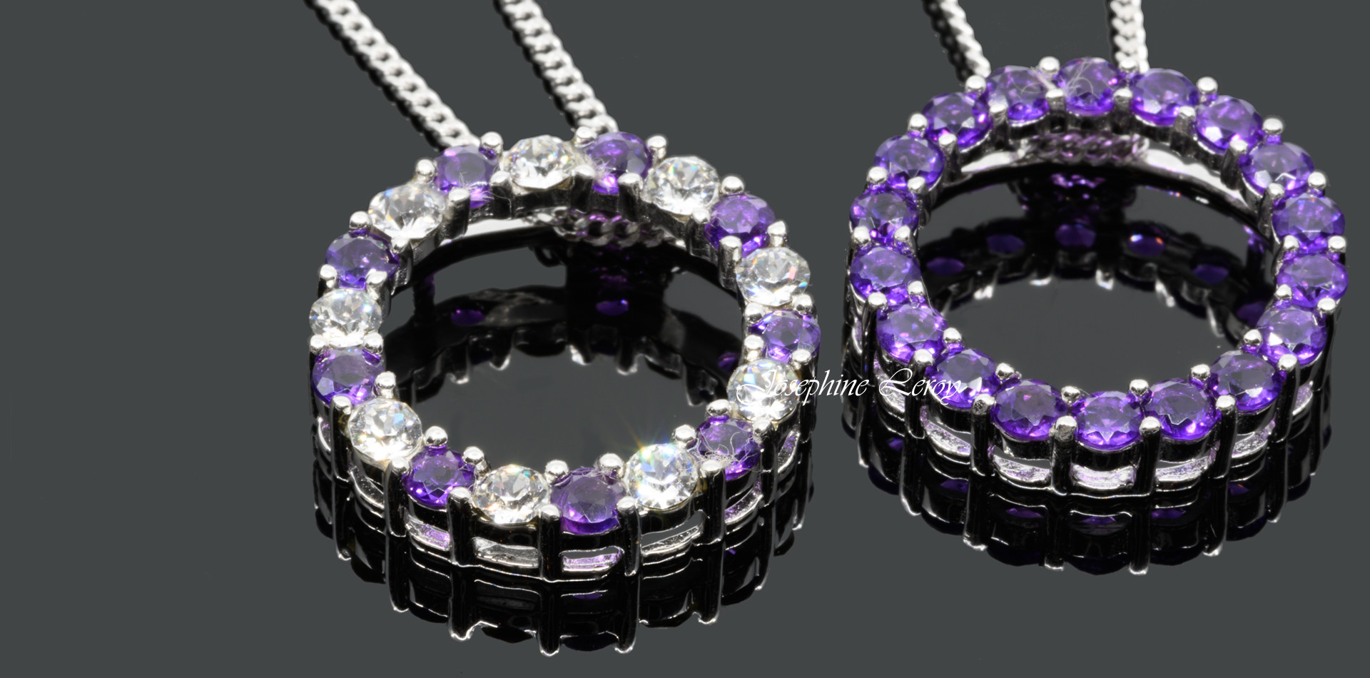 Anhänger Amethyst Circle 20mm