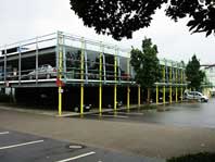 Multi-storey car park with glass facade in Vaihingen/Enz