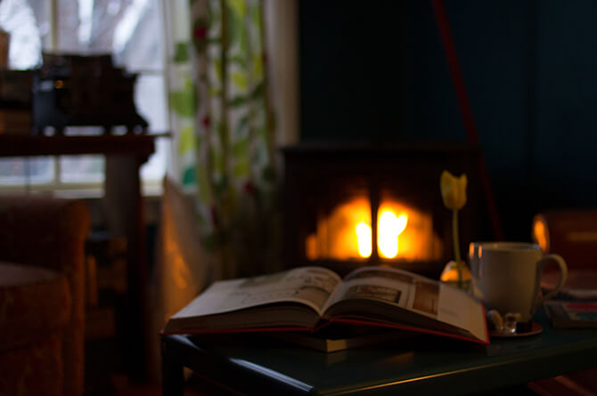 Kamin-Detail