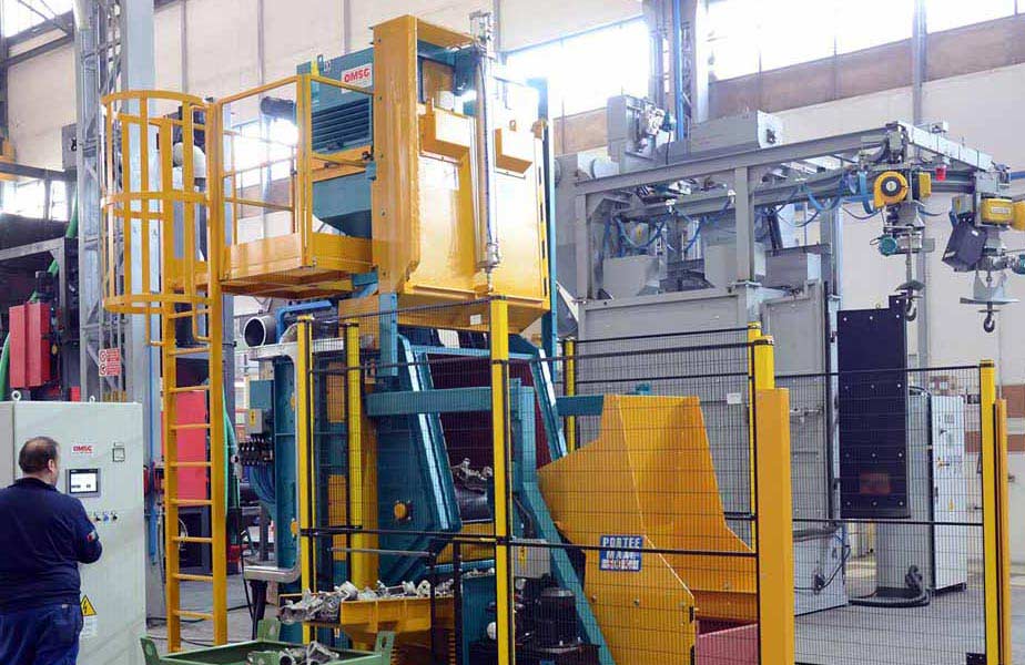 Muldenband-Strahlanlage Tappeto Rampante® (Gummi)