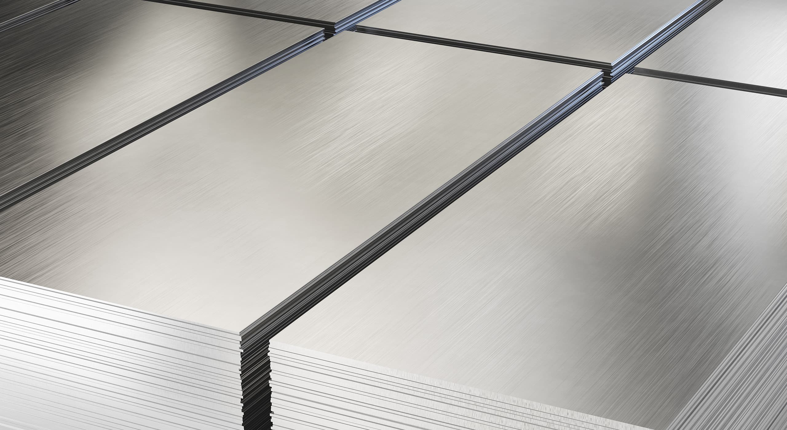 Aluminum sheets from stock