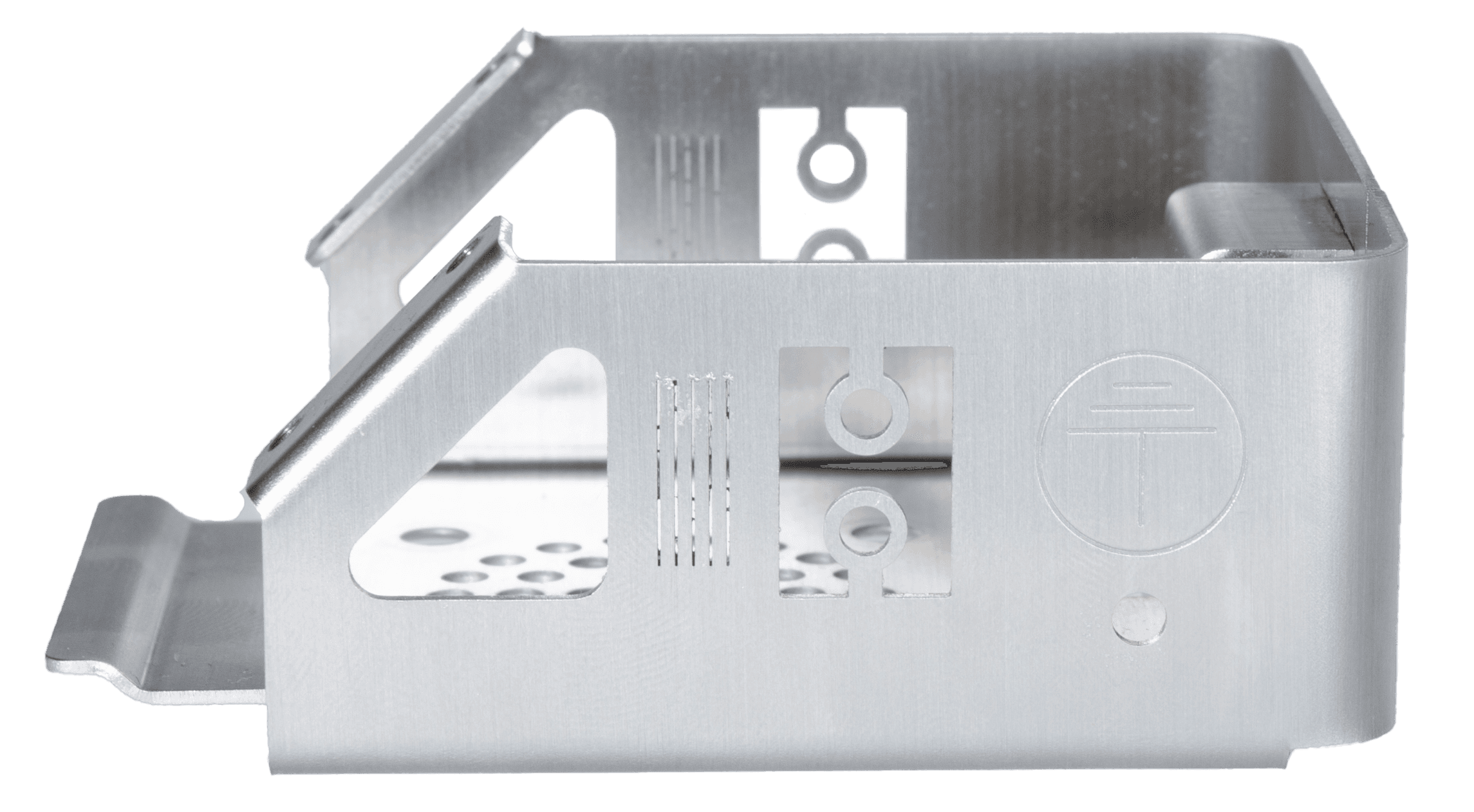 Sheet metal part with formings and complex outer geometry