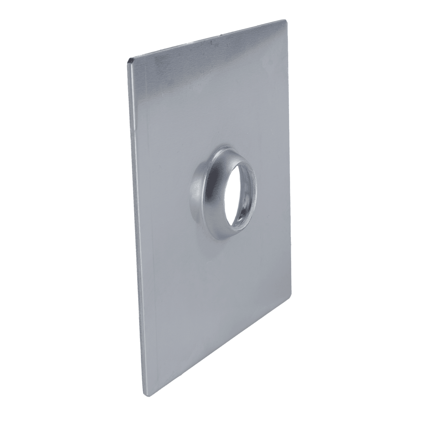 Sheet metal part with bulge as ball bearing seat