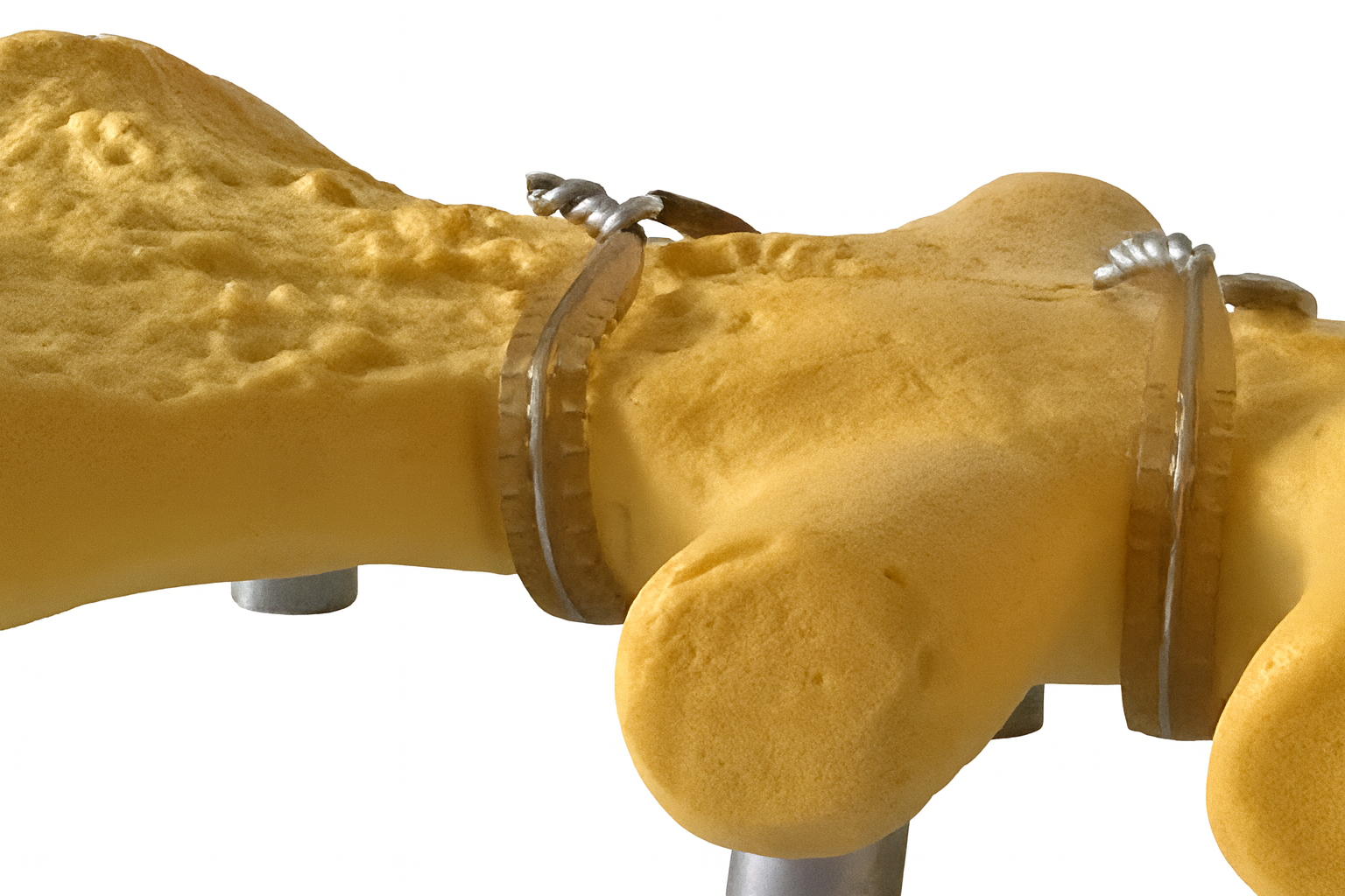 S.A.W. PEEK-beschichteter Cerclage-Draht am Sternum