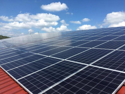 Photovoltaikanlage 70 kWp auf Hallendach