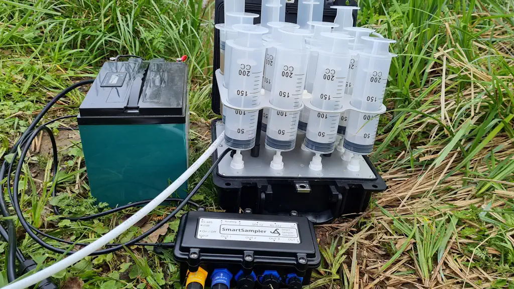 AquaMate mit SmartSampler2 im Feldeinsatz