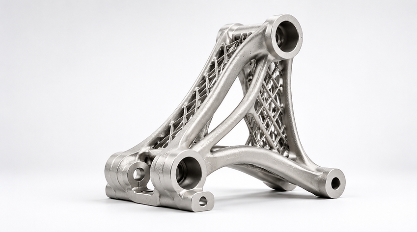 3D-printed metal part