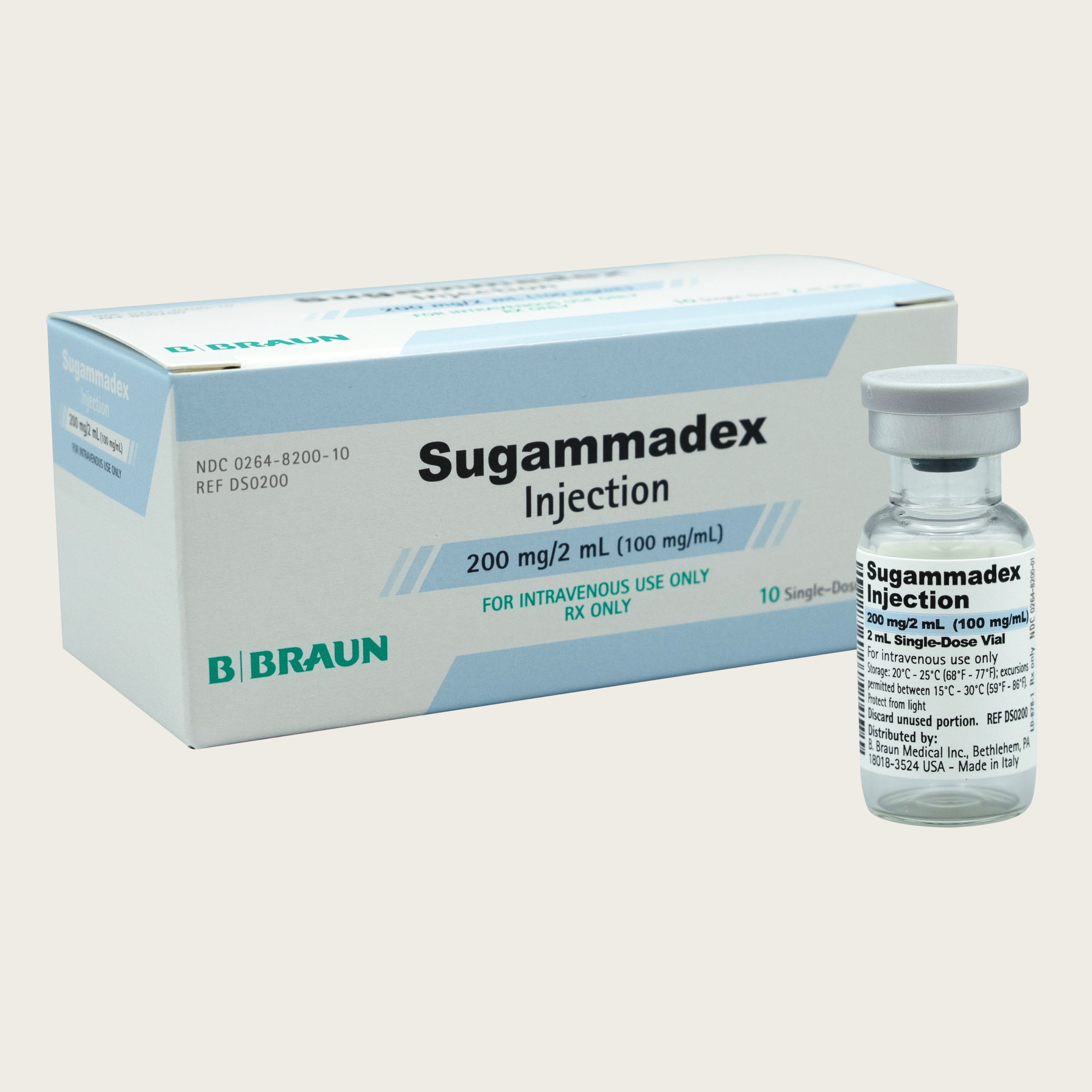 Sugammadex Injection (200 mg/2 mL)