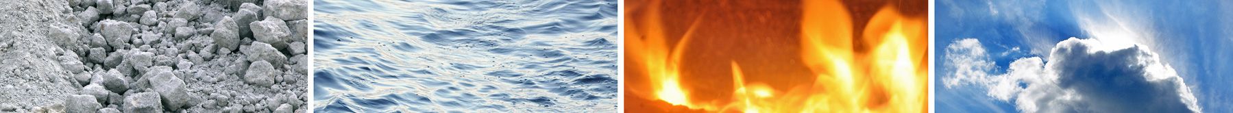 4 elements banner