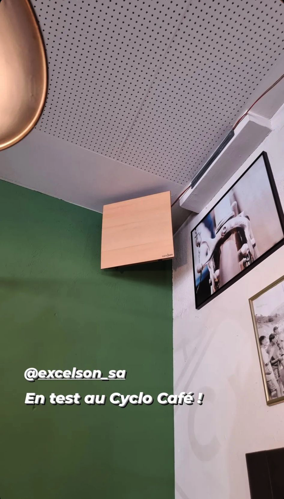 Soundboard-Installation Aura im Cyclo Café Fribourg