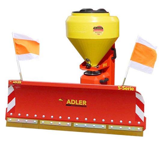 Schneeräumschild SL-Serie mit Salzstreuer